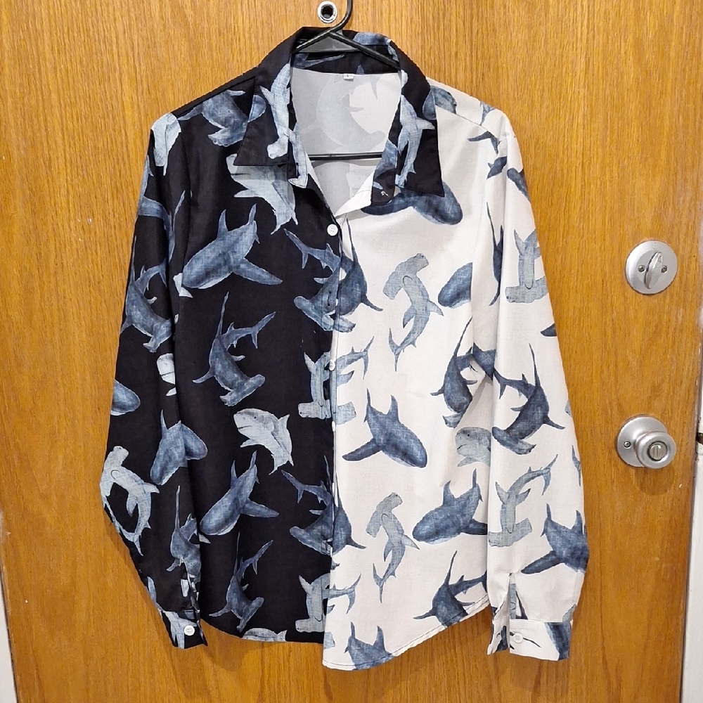 Sharks button down